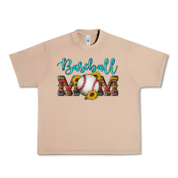 Western Leopard Serape Wooden Sunflowers  Turquoise Glitter Mom Baseba Urban Heavy Tee | Teevron