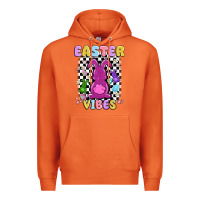 Carrot easter vibes peep faux sequin Premium Hoodie - MaliasSmallBusiness