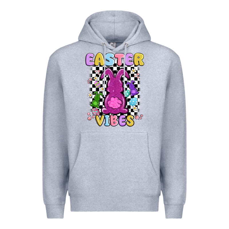 Easter Vibes Peep Faux Sequin Premium Hoodie by MaliasSmallBusiness | Teevron