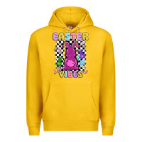 Lemon easter vibes peep faux sequin Premium Hoodie - MaliasSmallBusiness