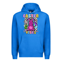 True Royal easter vibes peep faux sequin Premium Hoodie - MaliasSmallBusiness