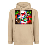 Mushroom dominican republic  leopard Heavyweight Hoodie - AdoDesignShop