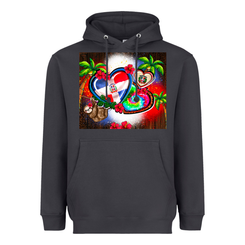 Dominican Republic  Leopard Heavyweight Hoodie by AdoDesignShop | Teevron