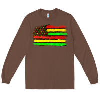 Chestnut juneteenth flag Long Sleeve Tee - texasbilliewilder