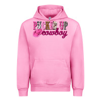 Fuchsia Pink pucker up cowboy Urban Hoodie - NancyCooperArtShop
