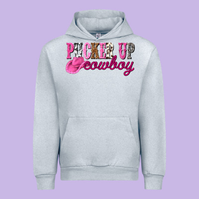 Pucker Up Cowboy Urban Hoodie Designed By Nancycooperartshop