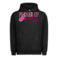 Pigment Black pucker up cowboy Urban Hoodie - NancyCooperArtShop
