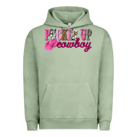 Pigment Oil Green pucker up cowboy Urban Hoodie - NancyCooperArtShop