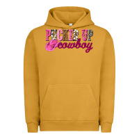 Pigment Peanut Butter pucker up cowboy Urban Hoodie - NancyCooperArtShop