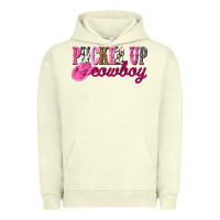 Pigment Pistachio pucker up cowboy Urban Hoodie - NancyCooperArtShop