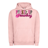 Pigment Salmon pucker up cowboy Urban Hoodie - NancyCooperArtShop