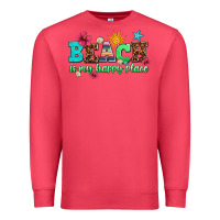 Cardinal beach is my happy place Premium Sweatshirt - AdoDesignShop