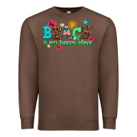 Chestnut beach is my happy place Premium Sweatshirt - AdoDesignShop
