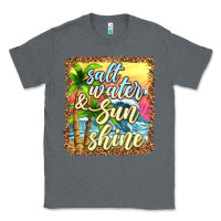 Charcoal Heather salt water and sunshine Classic Tee - texasbilliewilder