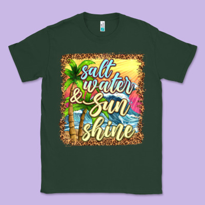 Salt Water And Sunshine Classic Tee Designed By Texasbilliewilder