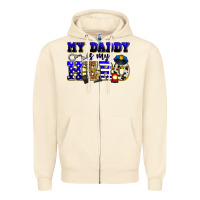 Sandshell my daddy is my hero police Zipper Hoodie - Zillion Design Studio