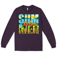 Plum summer vibes Long Sleeve Tee - Zillion Design Studio
