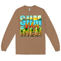 Toasted Coconut summer vibes Long Sleeve Tee - Zillion Design Studio