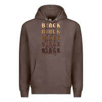 Coffee black history Premium Hoodie - MaliasSmallBusiness