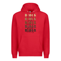 Red black history Premium Hoodie - MaliasSmallBusiness