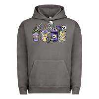 Pigment Tornado skeleton coffee cups Urban Hoodie - NancyCooperArtShop