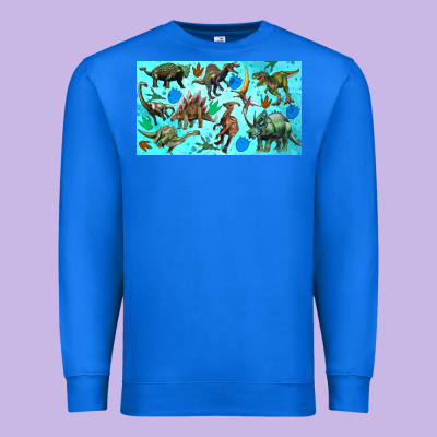 Dinosaurs Sippy Cup Premium Sweatshirt Designed By Artiststas