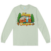 Matcha happy camper Long Sleeve Tee - Zillion Design Studio