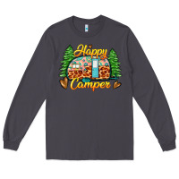 Smoke happy camper Long Sleeve Tee - Zillion Design Studio