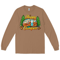 Toasted Coconut happy camper Long Sleeve Tee - Zillion Design Studio