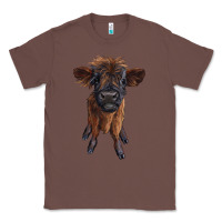 Chestnut highland cow calf Classic Tee - RanaPortraitStore