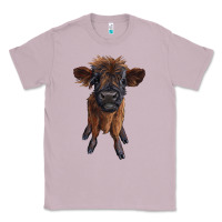 Lilac highland cow calf Classic Tee - RanaPortraitStore