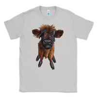 Moon Dust highland cow calf Classic Tee - RanaPortraitStore