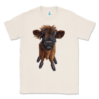 Natural highland cow calf Classic Tee - RanaPortraitStore