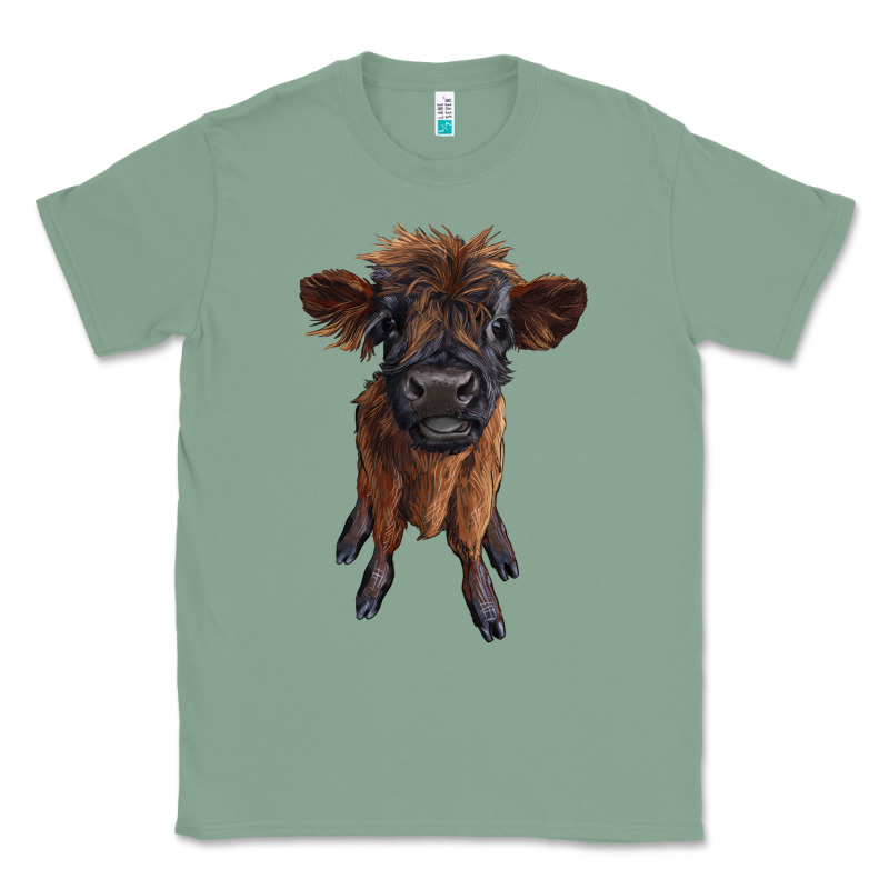 Highland Cow Calf Classic Tee by RanaPortraitStore | Teevron