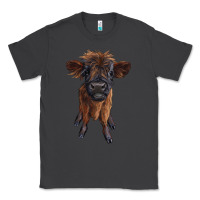 Smoke highland cow calf Classic Tee - RanaPortraitStore