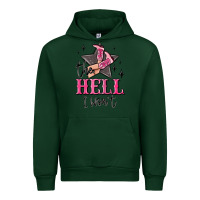 Forest Green the hell i wont cowgirl Urban Hoodie - MaliasSmallBusiness