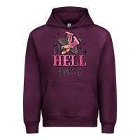 Mauve Wine the hell i wont cowgirl Urban Hoodie - MaliasSmallBusiness