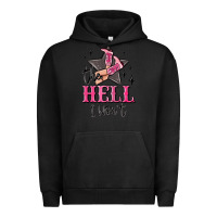 Pigment Black the hell i wont cowgirl Urban Hoodie - MaliasSmallBusiness