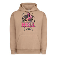 Pigment Burro the hell i wont cowgirl Urban Hoodie - MaliasSmallBusiness