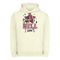 Pigment Pistachio the hell i wont cowgirl Urban Hoodie - MaliasSmallBusiness