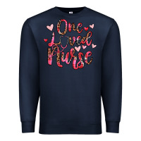 Navy one loved nurse Premium Sweatshirt - JahusDesignShop