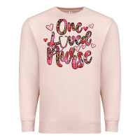 Pale Pink one loved nurse Premium Sweatshirt - JahusDesignShop