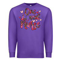 Purple one loved nurse Premium Sweatshirt - JahusDesignShop