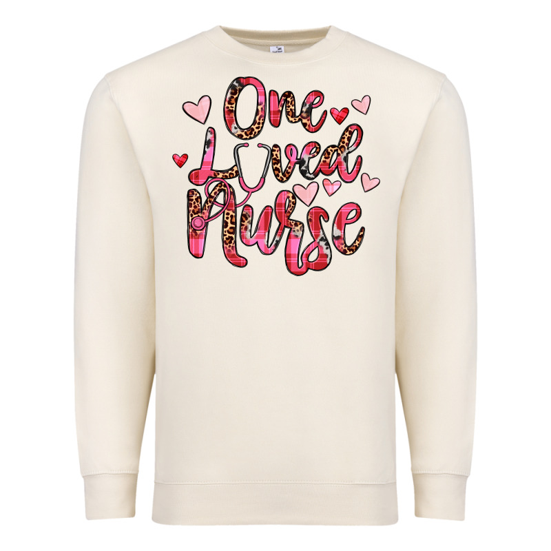 One Loved Nurse Premium Sweatshirt by JahusDesignShop | Teevron