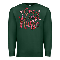 Sports Green one loved nurse Premium Sweatshirt - JahusDesignShop