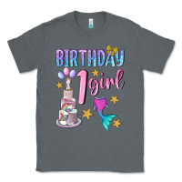 Charcoal Heather birthday girl 1 Classic Tee - BundleAndBundleShop