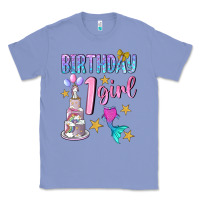 Colony Blue birthday girl 1 Classic Tee - BundleAndBundleShop