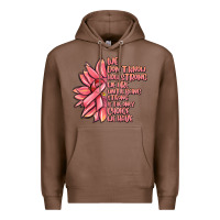 Chestnut pink sunflower and cancer ribbon breast cancer Premium Hoodie - MaliasSmallBusiness