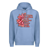 Colony Blue pink sunflower and cancer ribbon breast cancer Premium Hoodie - MaliasSmallBusiness