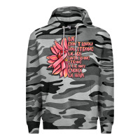 Slate Camo pink sunflower and cancer ribbon breast cancer Premium Hoodie - MaliasSmallBusiness